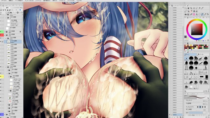 もうそろそろ画像書き出しできる…! 