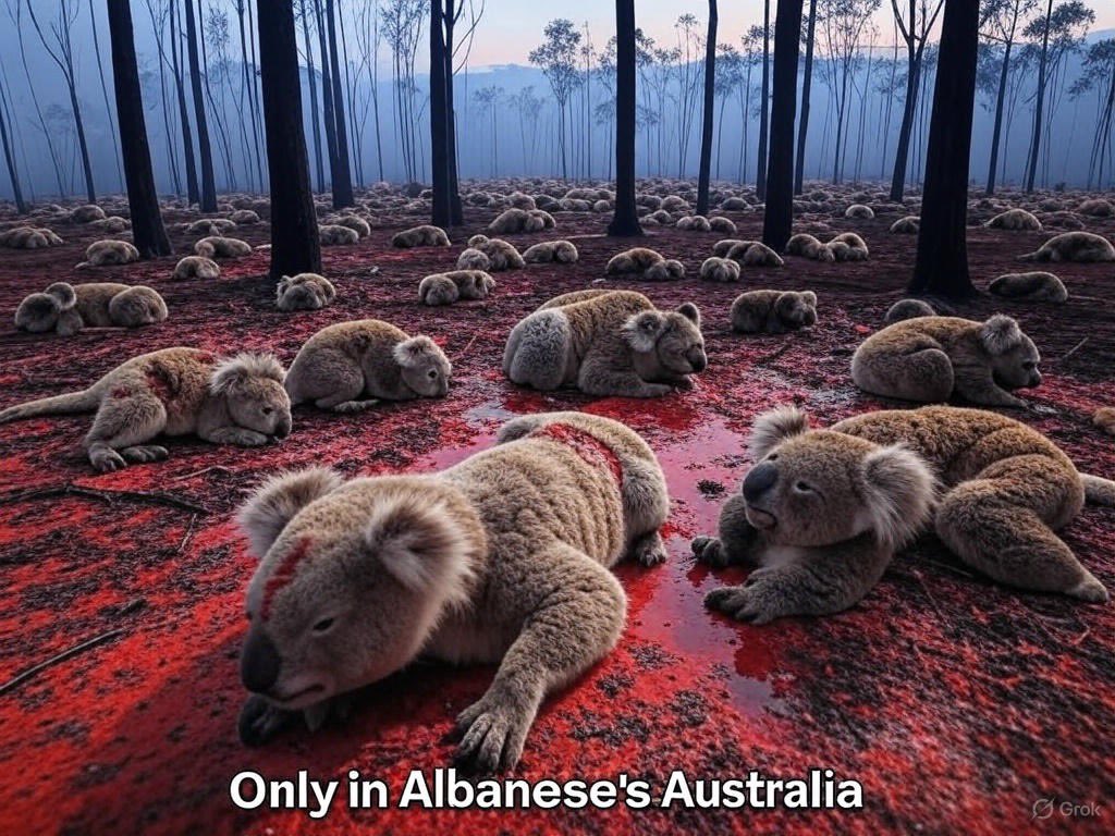 Jackie Mac (@jacquimac814304) on Twitter photo <a href="/JacintaAllanMP/">Jacinta Allan</a> Do you condemn slaughtering 600 to 700 koalas instead of relocating them, or feeding them? <a href="/JacintaAllanMP/">Jacinta Allan</a> Do you condemn slaughtering 600 to 700 koalas instead of relocating them, or feeding them?
