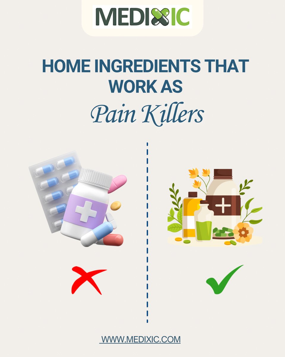 medixic's tweet photo. Painkiller VS Homemade methods https://t.co/bpDPhPgFbK