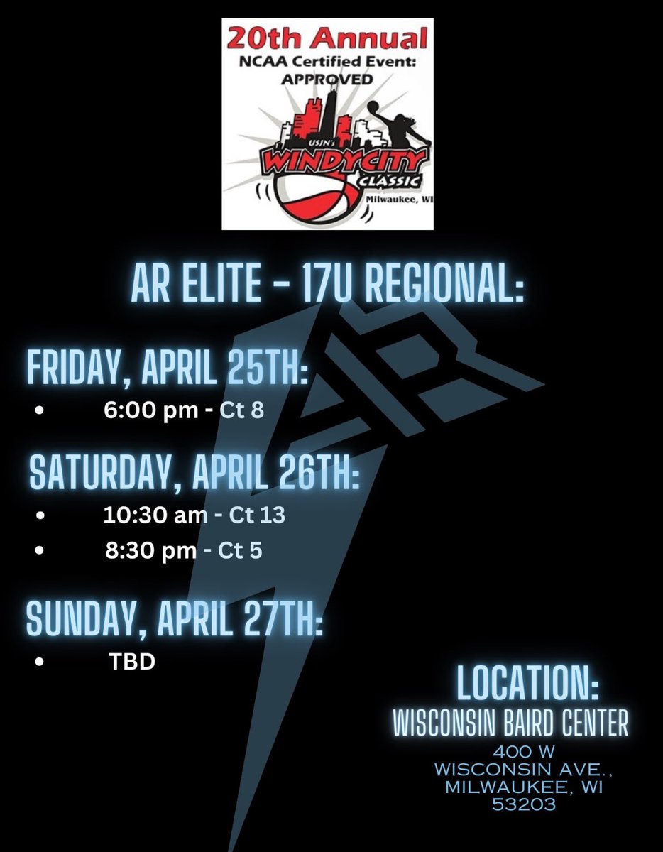 Come check me and my team out this weekend the <a href="/USJN/">USJN</a> Windy City Classic