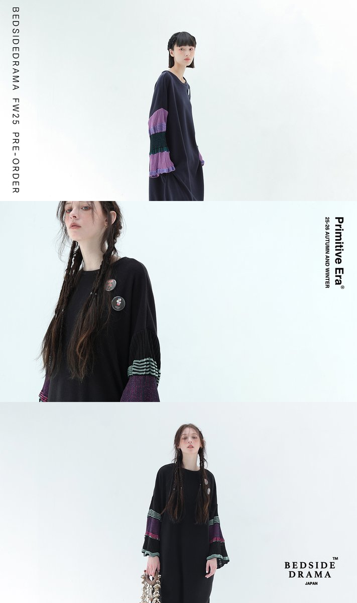 bedsidedrama's tweet photo. BEDSIDEDRAMA 2025-26 AW "Primitive Era"

全国の取り扱いショップにてご予約賜り中です。

https://t.co/orCiNoatmo https://t.co/z0Q4Suo8Vb
