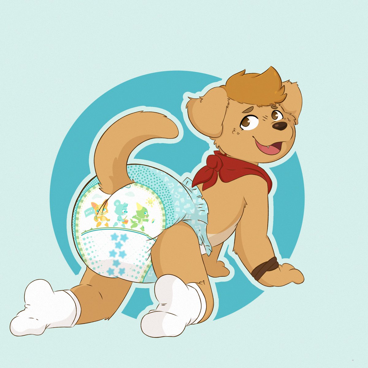 That's how a good boy looks like!

Ych for <a href="/JakeHunterPup/">Jake Hunterpup</a> 

Ych still available, send me a dm if you are interested :3
#babyfur