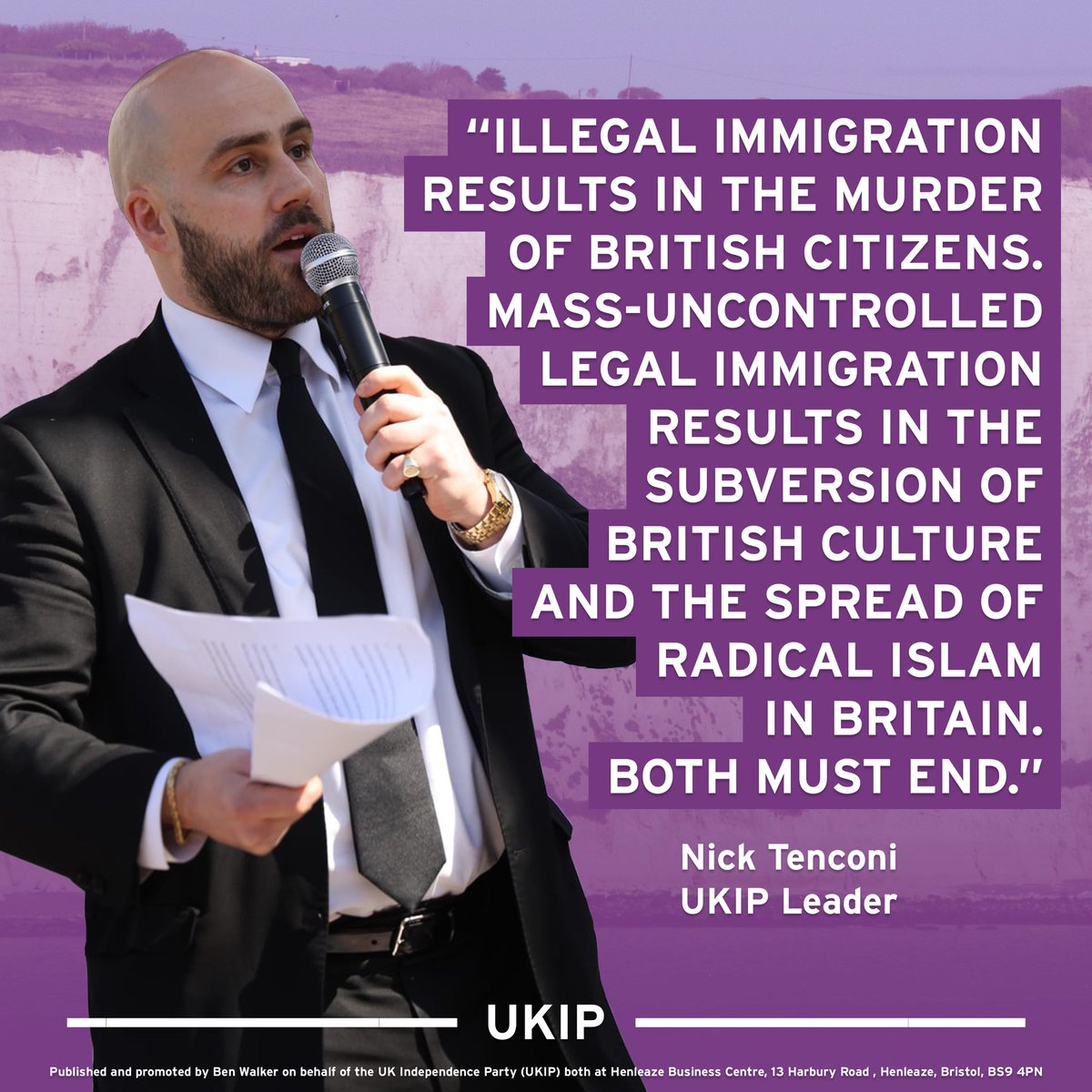 UK Independence Party (@ukip) on Twitter photo How do we take our country back? By beginning mass-deportations.
<a href="/NickTenconi/">Nick Marcel Tenconi</a> How do we take our country back? By beginning mass-deportations.
<a href="/NickTenconi/">Nick Marcel Tenconi</a>