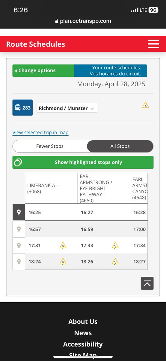 simplerchaos's tweet photo. @OC_Transpo Given that the route will be shorter; May I suggest increasing frequency of the bus line at the end of two trains.  If I don’t time the two trains perfectly, I will end up 30 minutes late.  Every day. https://t.co/OoErzgQORV
