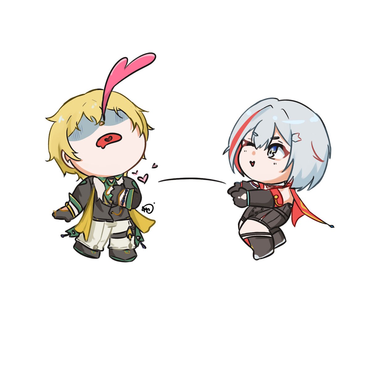 Bang! (Miss them)

#Aventurine #Topaz #HonkaiStarRail #スターレイル