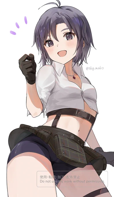 スケブで描いた真(デビルメイクライのレディの服装)ありがとうございました! 