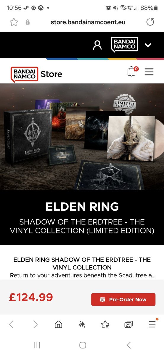 Murraymince85's tweet photo. @CodyHargreaves New Elden Ring LP for you dude! https://t.co/xi0rL3bODx