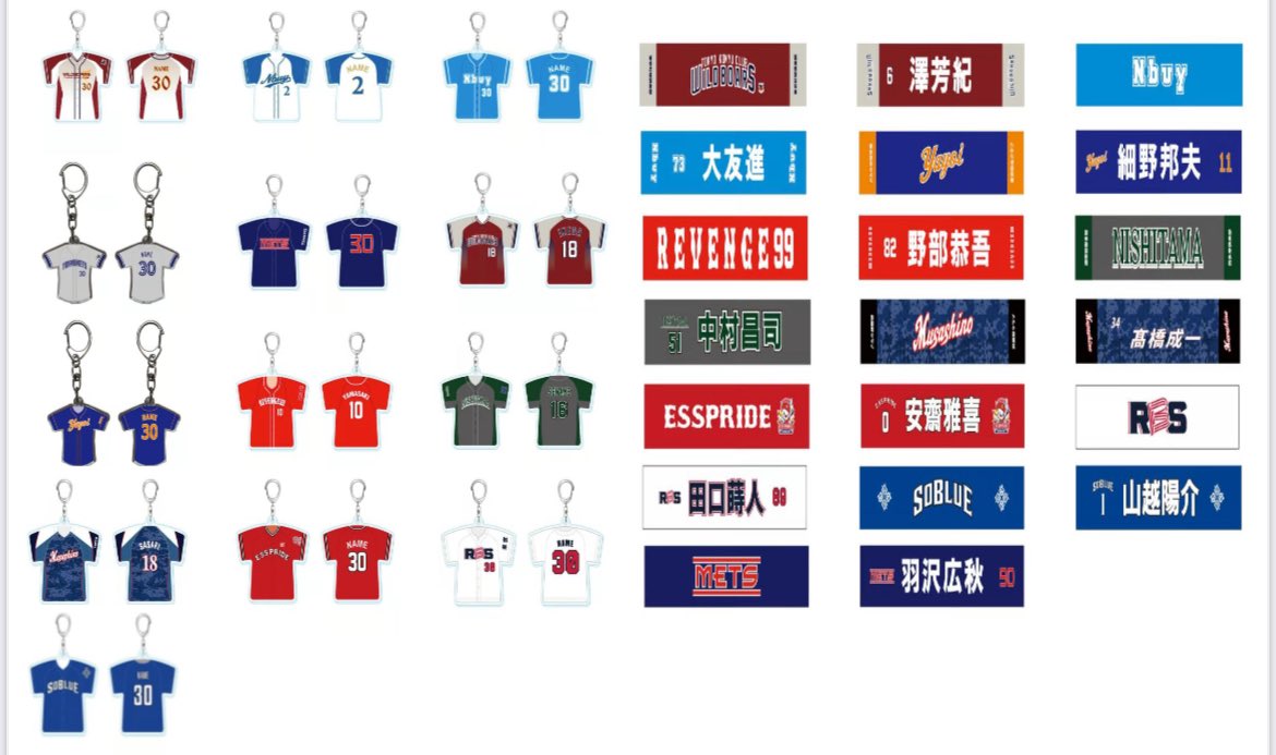 JABAtokyo89's tweet photo. 【JABA東京都クラブチーム応援グッズ販売】

今年も東京都野球連盟に所属するクラブチーム選手の応援グッズを販売します👏

チームロゴ入りタオル、選手個人名入りタオル、キーホルダーの３種類です🔥

※2024年までに販売のキーホルダーとは若干仕様が変わっております。予めご了承ください。

⚾️グッズ販売チーム名⚾️
⬇️⬇️⬇️⬇️⬇️⬇️⬇️⬇️
▷エスプライド 
▷CLUB REBASE 
▷夕凪SOBLUE 
▷東京好球倶楽部 
▷Nbuy
▷東京弥生クラブ
▷TOKYO METS 
▷西多摩倶楽部
▷REVENGE99
▷武蔵野クラブ

ご購入はJABA東京都野球連盟InstagramトップページのURLから💁
《My star Online Store》

受注生産のためお届けまで少し時間を要します。予めご了承下さい🙇‍♂️
これらのグッズ販売により得た収入は、東京都クラブチーム大会の運営費に充てさせていただきます。

#推し の選手グッズを揃えて応援しよう🔥

#JABA #社会人野球 #野球 #クラブチーム #グッズ販売 #TOKYOMETS #武蔵野クラブ #東京好球倶楽部 #東京弥生クラブ #西多摩倶楽部 #REVENGE99 #Nbuy #エスプライド #CLUBREBASE #夕凪SOBLUE #推し活