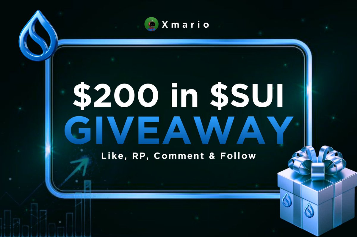 celo_intern's tweet photo. COMMUNITY GIVEAWAY!!💥

I'm giving free $200 SUI to 3 SUI-TIZENS this weekend 😎

Three participants to win $200 in $SUI

To Participate:
- Follow @x0mario
- Retweet
- Like and drop your Sui wallet address 

3 winners, Raffle draw in 48hrs ✅ https://t.co/RziQqfZKhZ