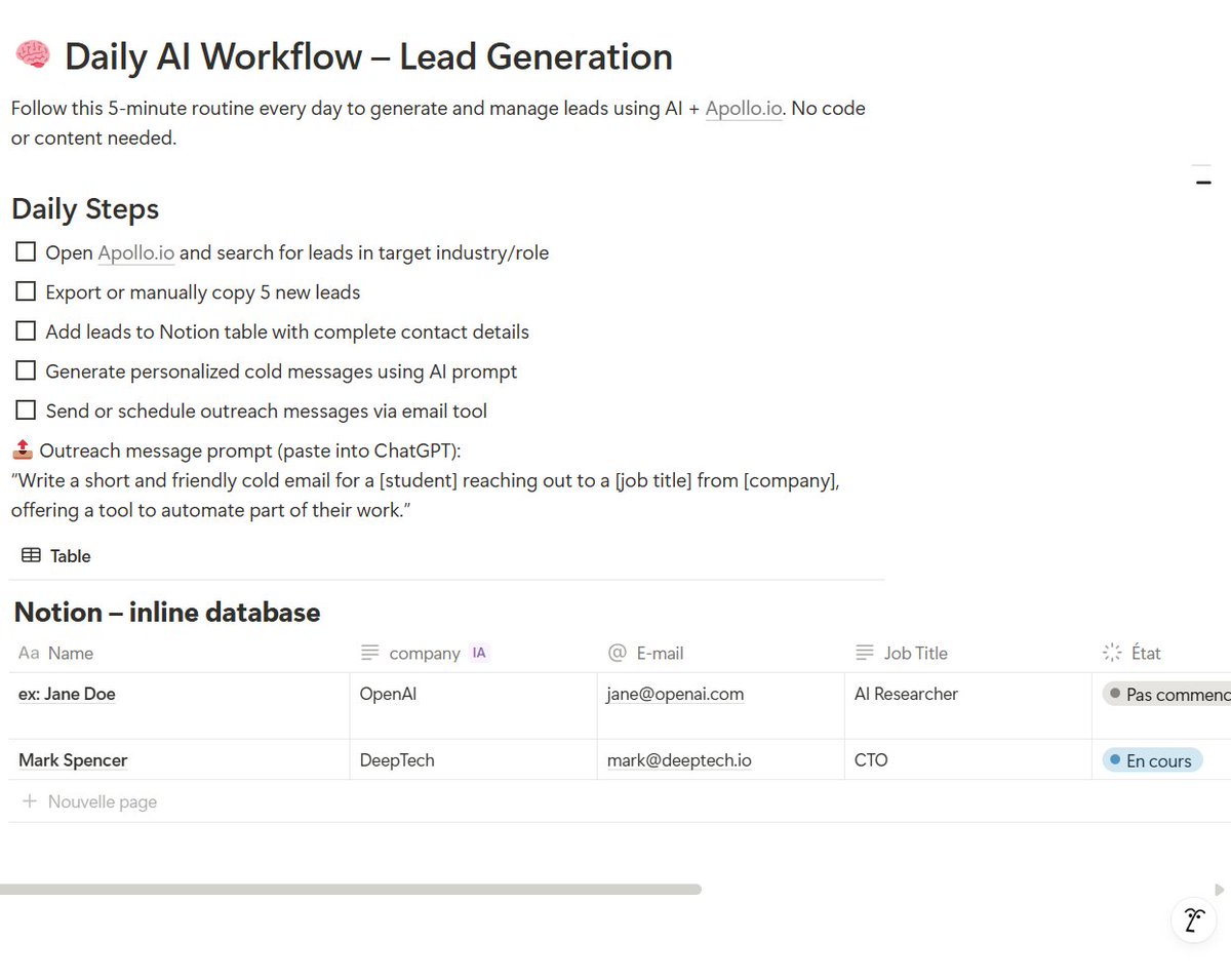 ExecGhost's tweet photo. What does it actually do?

The system generates:
✅ A full Notion dashboard
✅ Lead gen or content workflows
✅ Custom AI prompts
✅ Pre-wired automations via Make
You fill a form.
I build the machine. https://t.co/ex2rf5XliK