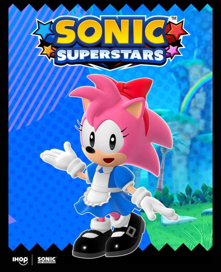 I got a handful of FREE “Amy Retro Diner” DLC costume skins for the #SonicSuperstars game! Let me know what console you play ( #NintendoSwitch or #PS4 #PS5) by replying or tagging me in a post if you own this game 👀 

#Sonic #SonicTheHedgehog #Sega #sonicfanart #SonicMovie4