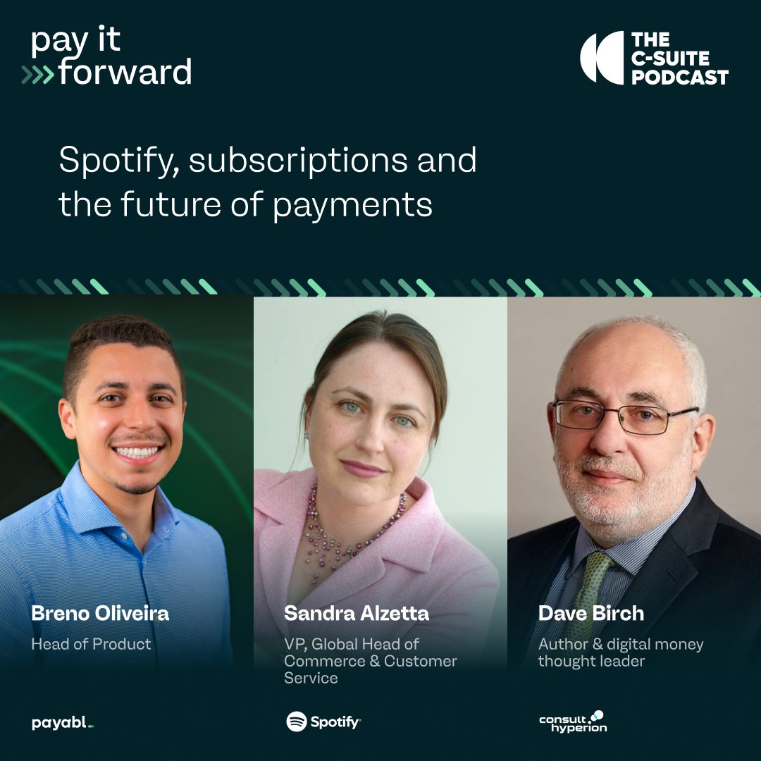 🎙️ Psst, we’ve launched something pretty special. 

Introducing our new limited edition series of the Pay It forward podcast, created in partnership with the award-winning The C-Suite Podcast 🎧 And we're kicking off in style, the first episode features content streaming giant