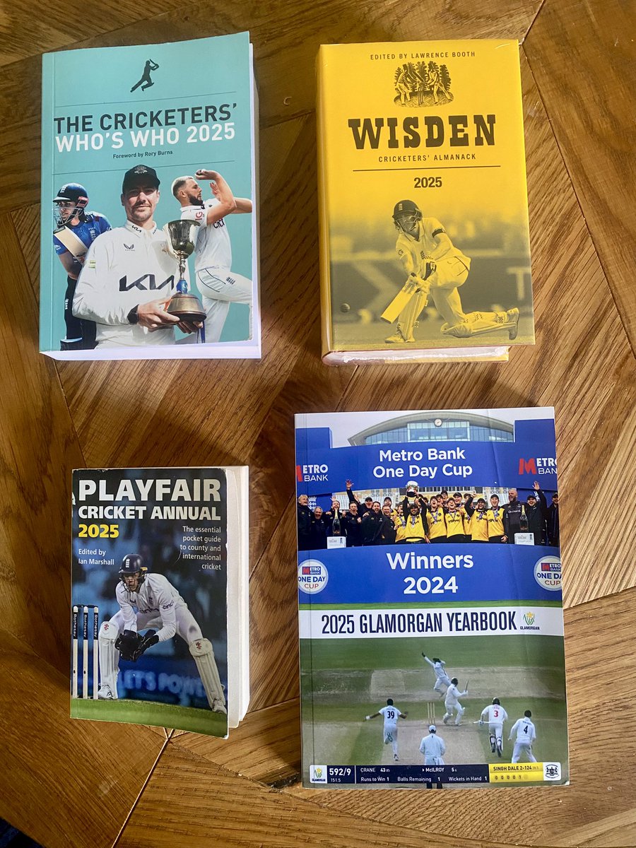 Nick Webb (@nickwebb2017) on Twitter photo 🏏Complete for the season with the arrival of <a href="/WisdenAlmanack/">Wisden Almanack</a>
Thanks to <a href="/WisdenCricket/">Wisden</a> & to <a href="/GlamCricket/">Glamorgan Cricket 🏆</a> for providing my yearbook 👍🏼 🏏Complete for the season with the arrival of <a href="/WisdenAlmanack/">Wisden Almanack</a>
Thanks to <a href="/WisdenCricket/">Wisden</a> & to <a href="/GlamCricket/">Glamorgan Cricket 🏆</a> for providing my yearbook 👍🏼
