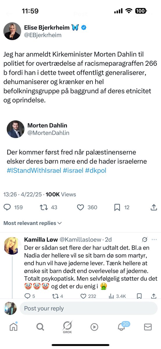 Der kommer først fred når palæstinenserne elsker deres børn mere end de hader israelerne
#IStandWithlsrael #israel #dkpol