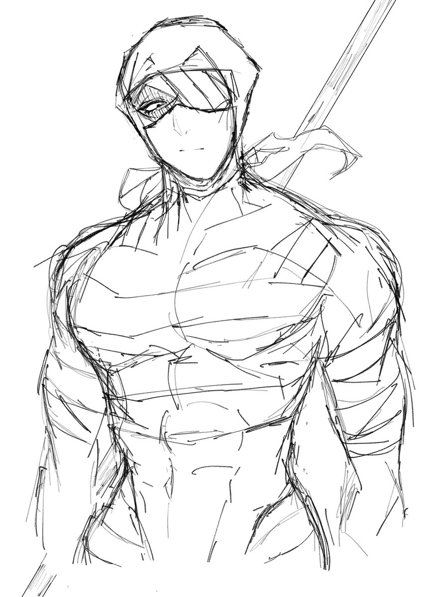 初描き雑渡さん