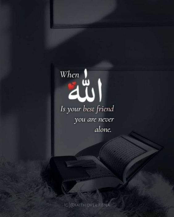 Almir_Talks's tweet photo. When الله Is your best friend you are never alone. https://t.co/yJC1JfBRq1