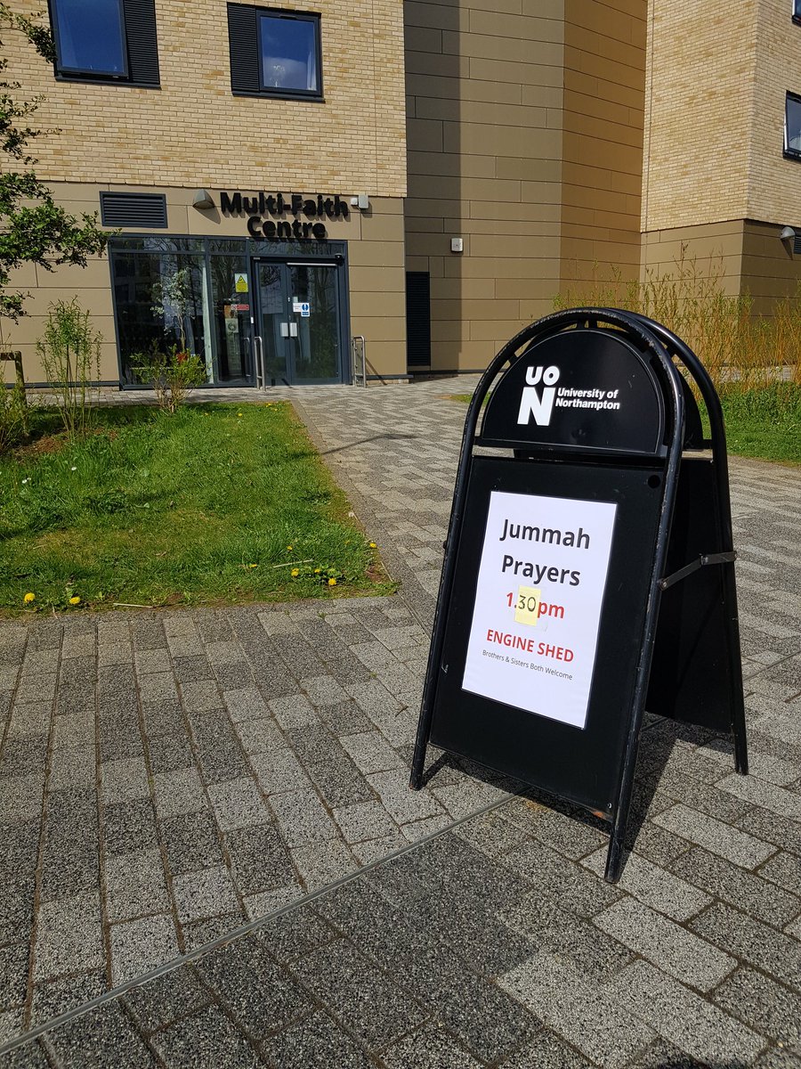 Chaplain at UON (@chpuninorthants) on Twitter photo #GoodMorning all at & beyond <a href="/UniNorthants/">UniofNorthampton</a>! It's Friday, which means Jummah Prayers for our Muslim community, in the Engine Shed of our friends in the SU. In other news, Stuart & Susan will be on the LH2 bridge. #GoodMorning all at & beyond <a href="/UniNorthants/">UniofNorthampton</a>! It's Friday, which means Jummah Prayers for our Muslim community, in the Engine Shed of our friends in the SU. In other news, Stuart & Susan will be on the LH2 bridge.