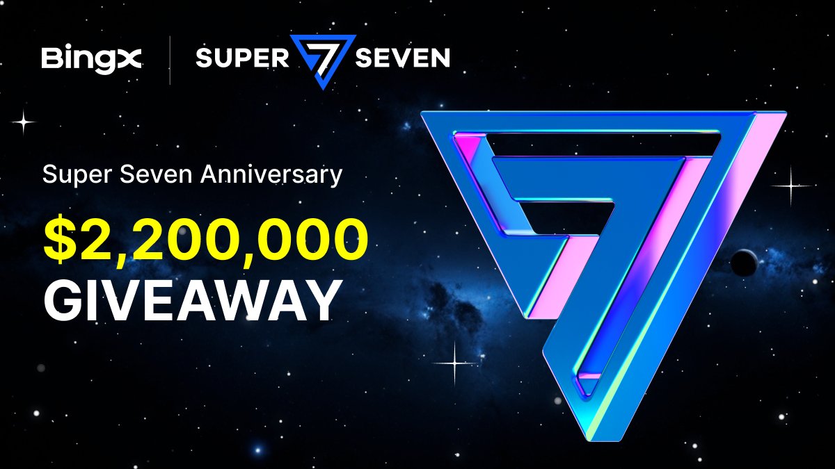 BingX turns 7 and and we are dropping a $2.2M gift for you.

From puzzles to prizes, trading competition to mystery treats—it's all yours to grab.

👉 defi-planet.com/2025/04/bingx-…

#BingXSuper7 #BingXHBD #BingXUserFirst