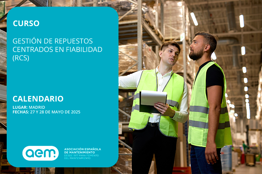 📚 Curso RCS: Gestión de Repuestos Centrado en Fiabilidad 🔧

📅 27-28 May 2025 | Madrid | 🧑‍🏫 José R. Contreras
Aprende a decidir qué, cuánto, cuándo y a quién comprar.

Inscríbete: aem.es/agenda/gestion…