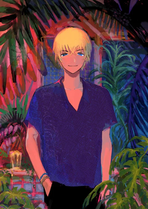 映画みてきたので再掲 コナンのファンアート 