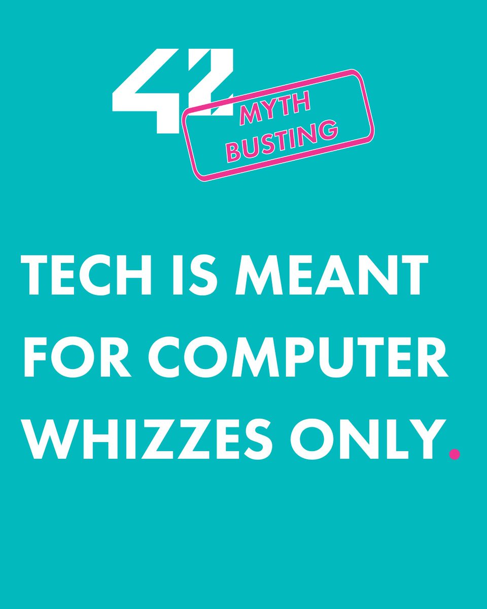 42Network's tweet image. Tech isn't an exclusive club; it's an open invitation, and you're definitely on the list! 😉🤩
#42Network #Mythbusting #born2code #programmerhumor