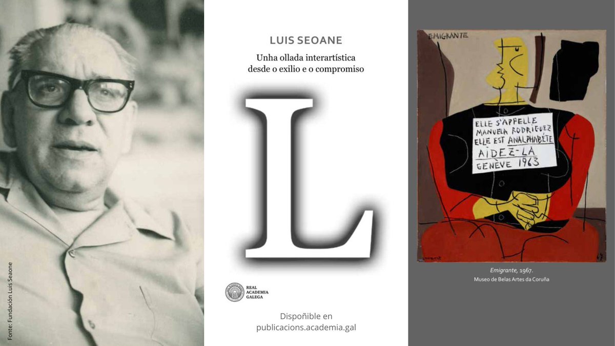 Nesta semana do libro volvemos a unha das nosas últimas publicacións. 'Luis Seoane. Unha ollada interartística desde o exilio e o compromiso' recolle a conversa de varios autores e autoras coa obra poética e plástica dun grande da cultura do s. XX. ⬇️
doi.org/10.32766/rag.4…