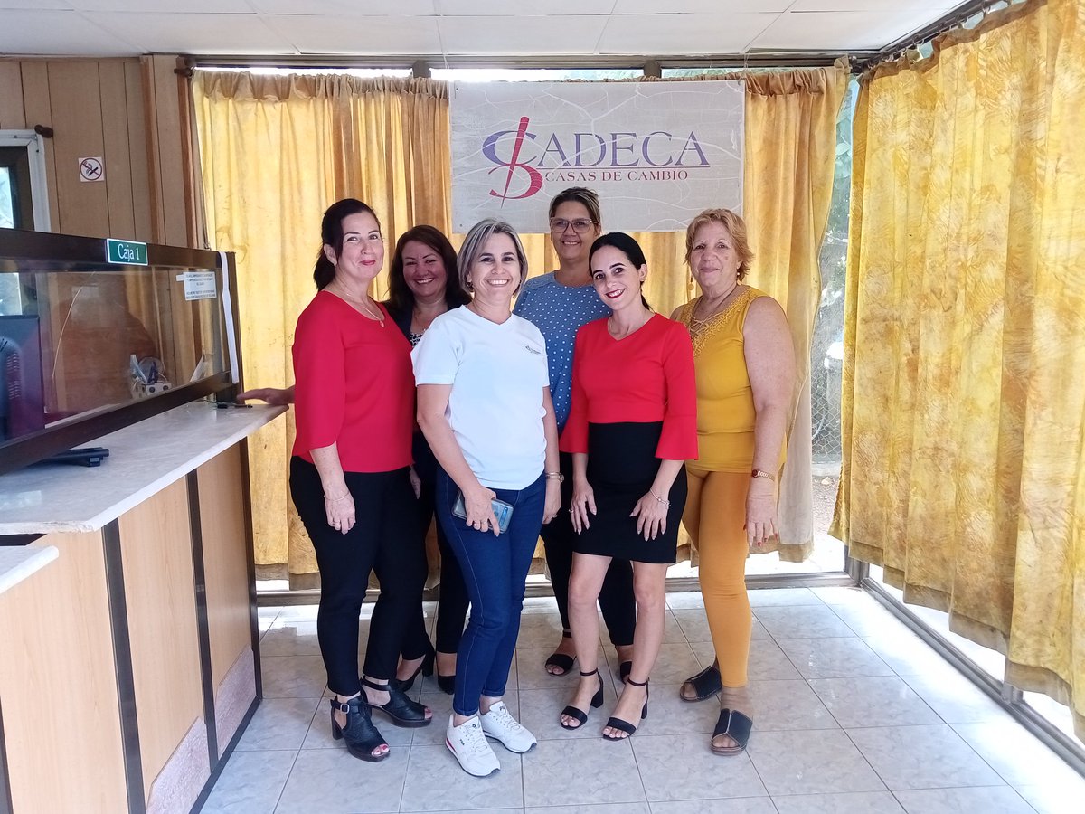 Se realizó visita de control funcional por parte de dirección de <a href="/cadeca_matanzas/">Dirección Provincial Cadeca Matanzas</a> a la  Sucursal Cárdenas y la CC Santa Marta, espacio de Intercambio junto a cuadros y trabajadores.
#MatancerosEnVictoria
<a href="/mariofsabines/">Mario Sabines Lorenzo</a> <a href="/CaridadPoey/">Marieta Poey Caridad</a> <a href="/AngelaMadayFer1/">Angela Maday Fernández López</a> 
<a href="/GonzalezDaile/">Dailé González Acevedo</a> 
<a href="/BolanosDiansi/">Diansi Bolaños</a>