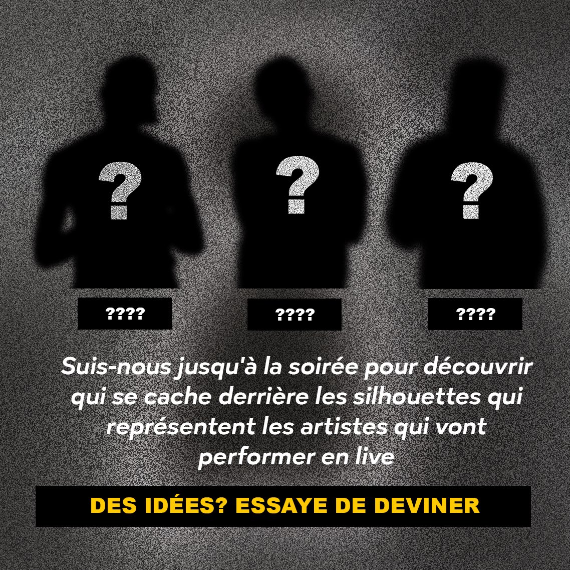 Oikos041's tweet photo. ALORS SELON VOUS ? Dites nous qui vous attendez pour cette soirée qui s’annonce déjà historique !! 🌐 https://t.co/jER18k19UV