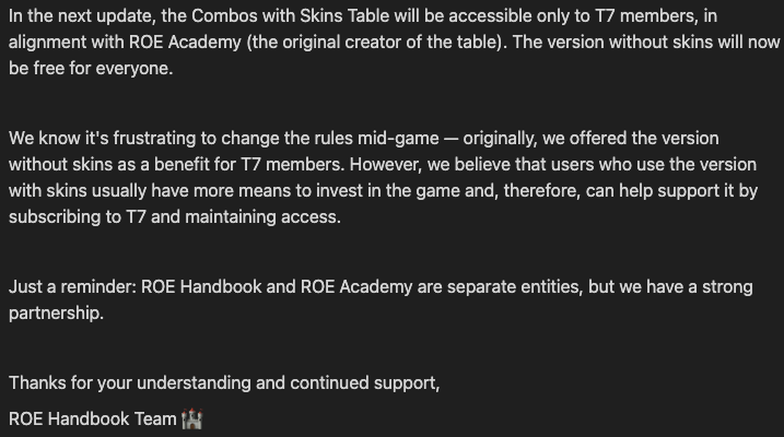 RoE Handbook (@roe_handbook) / Posts / X