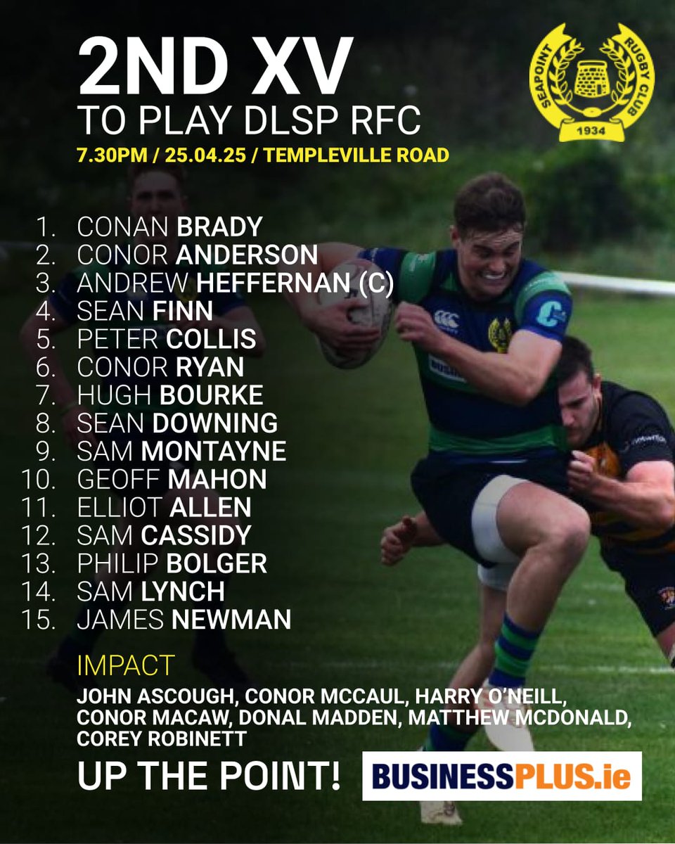 Lineup confirmed for today's Moran Cup final 🖤💙💚