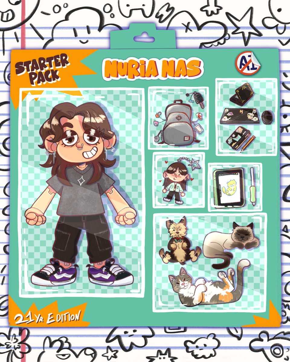 nuria_nas_'s tweet photo. Por fin he terminado mi #starterpacknoai me lo he pasado pipa haciéndolo 😚 https://t.co/ppLl29FXus