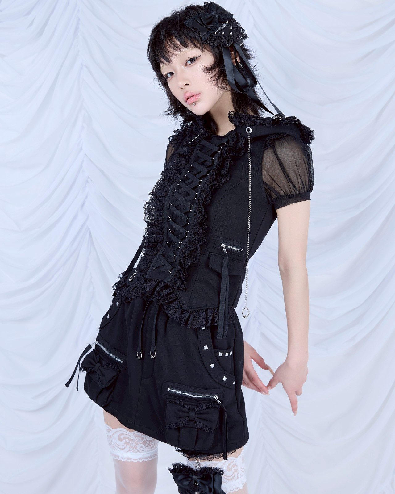 トップス AVENCHUMU lace sleeveless hoodie AVENCHUMU on X: 