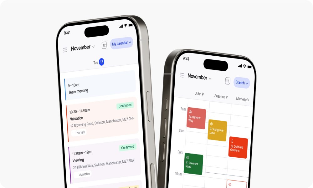 📅 Your branch calendar, now in your pocket.

Manage your schedule, track your team's diary, and update appointments — all within the Agent App.

Real-time updates, effortless organisation, wherever you are.

Find out more > hubs.li/Q03jRyYR0