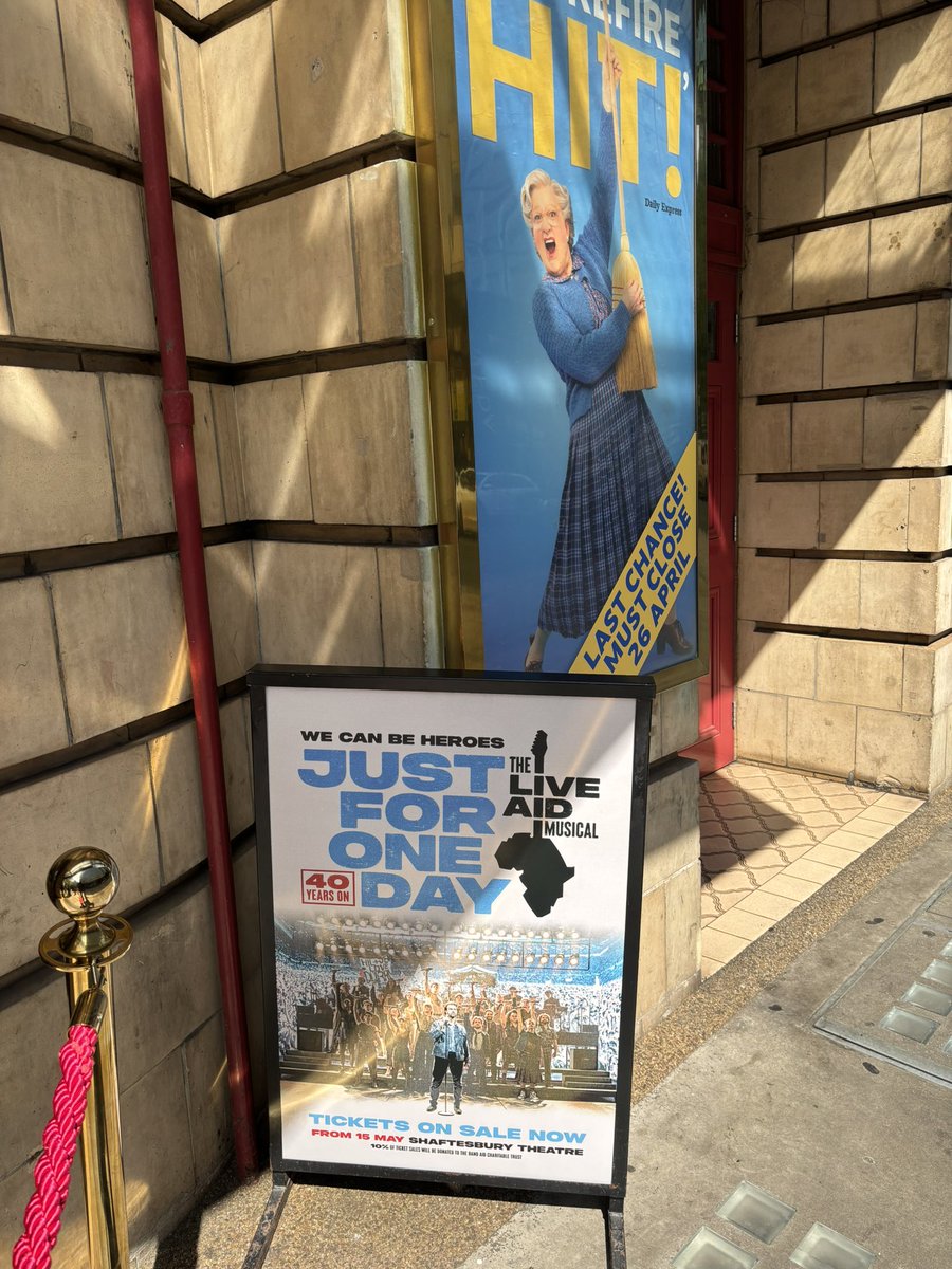 After 52 shows with <a href="/QueenExtrava/">Queen Extravaganza</a> and then straight into the last 2 weeks of <a href="/DoubtfireUK/">Mrs. Doubtfire UK</a> it’s time for a rest before hopefully depping on the new Live Aid Musical🤞<a href="/NickRadish/">Nick Radcliffe</a>
