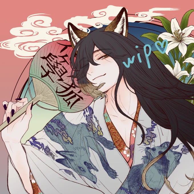 今月あまり絵をあげられてなくて忘れ去られてそうですが、毎日元気に描いてます〜 息抜きの落書きのつもりだった絵に色を塗り始めてしまいました