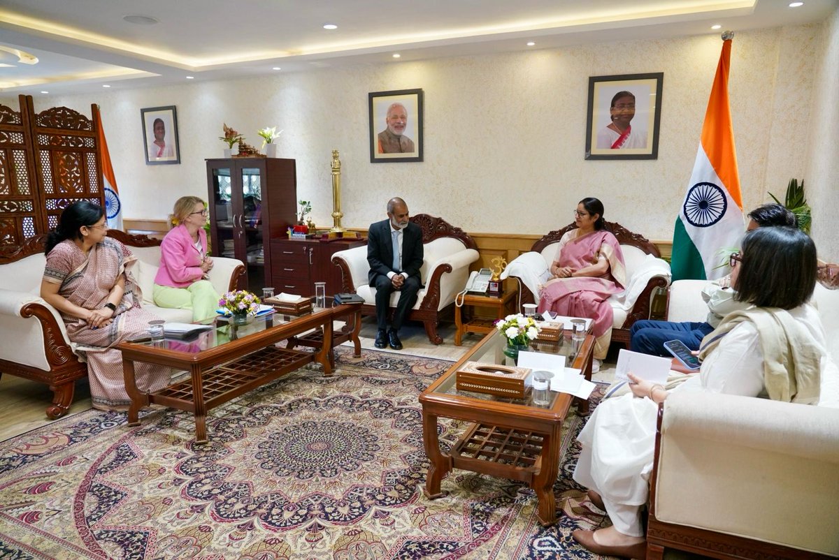 Annapurna4BJP's tweet image. Had a courtesy meeting with Mr. Sanjay Wijesekera, Regional Director, UNICEF South Asia, and Ms. Cynthia McCaffrey, Representative, UNICEF India. Discussed collaborative efforts towards child rights, nutrition, and inclusive development.
@S_Wijesekera | @UNICEFIndiaRep