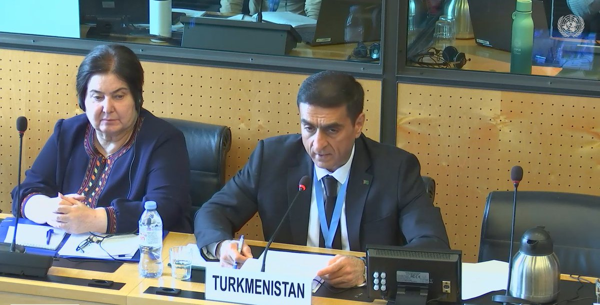 omctorg's tweet photo. 🇹🇲 #CAT82: Experts raised concerns regarding the lack of independence and the limited authority of the Ombudsman in Turkmenistan.
They noted that the institution has not taken effective measures to address cases of torture or other human rights violations and request the State to provide information on its current status.
#EndTorture #CommitteeAgainstTorture @IscanErdogan @ana-racu @ClaudeHellerR @jorgecontesse @UNHumanRights @UN_SPExperts @UNTreatyBodies