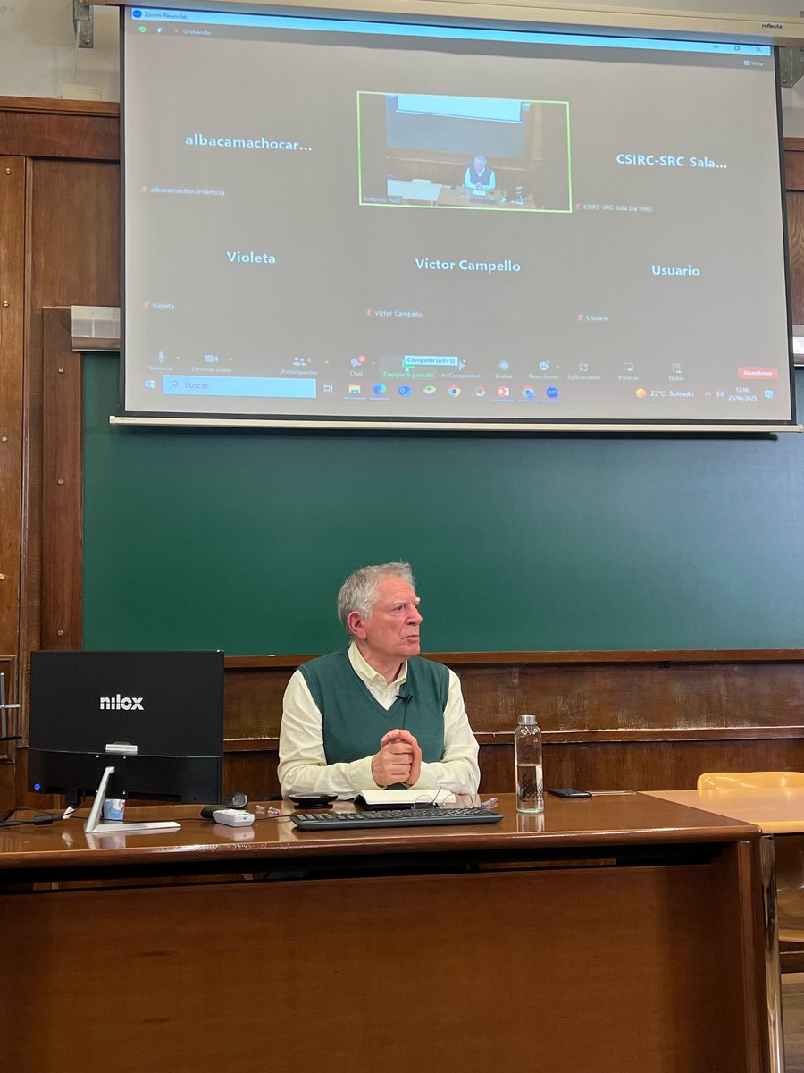 🔬 Antonio Lafuente (<a href="/alafuente/">A Lafuente</a> | <a href="/CSIC/">CSIC</a>)
👉 "La ciencia ciudadana en la vanguardia de la ciencia abierta".
Desde su experiencia en el estudio del procomún y los laboratorios ciudadanos, nos invita a imaginar nuevas formas de producir conocimiento. 🌍🤝
#CienciaCiudadana