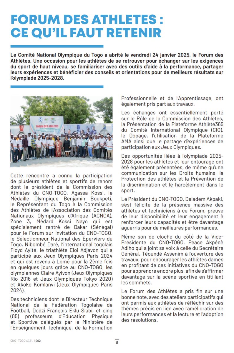 BreakingFtds's tweet photo. At the beginning of this year, in the months of January and March,The Togolese Federation of Sports Dance @ftds_breaking had the chance to participate in the Athletes' Forum and the Athlete365 Career+ Program Organized by the National Olympic Committee of Togo @cnotogofficiel https://t.co/pYDfA2t0GJ