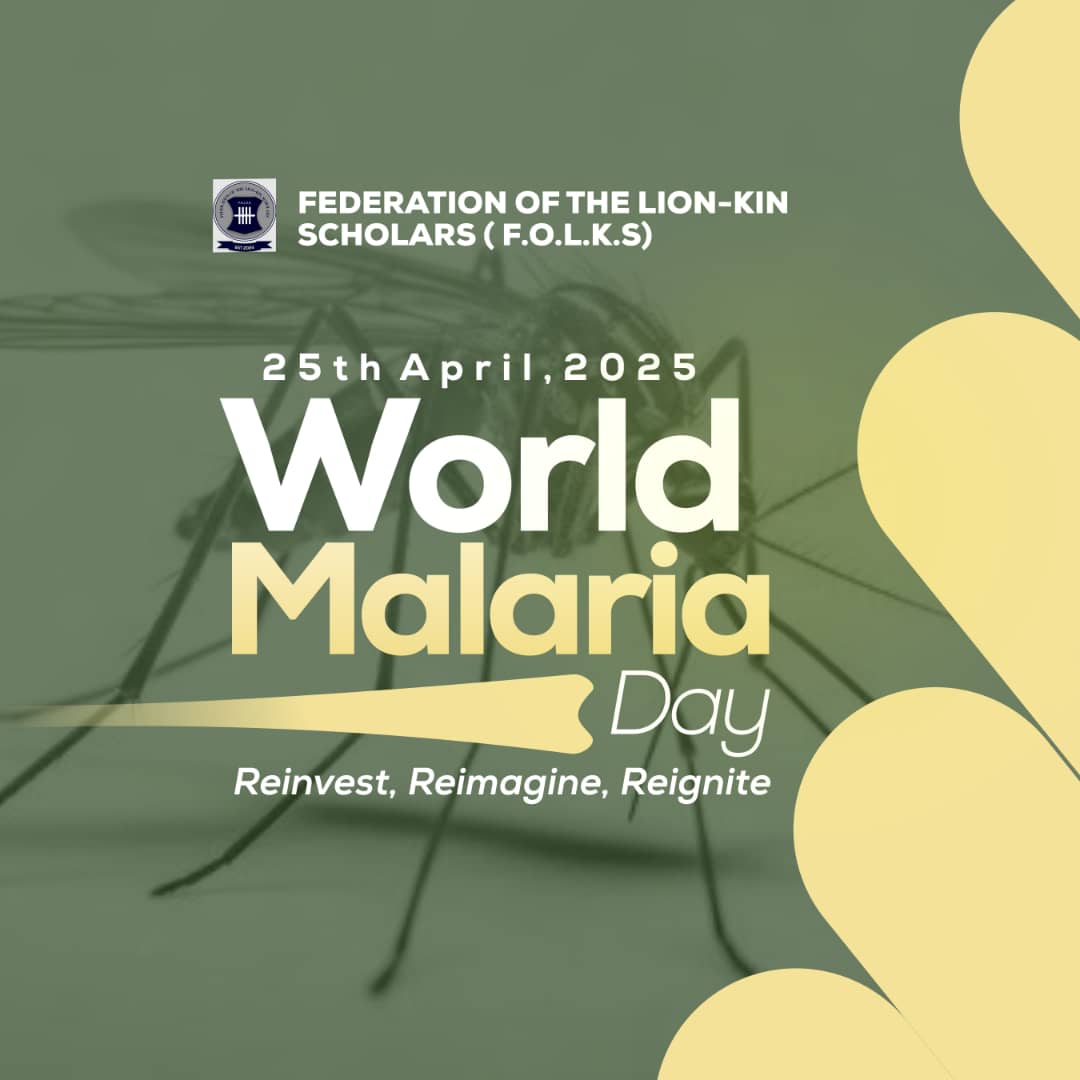 LionKinScholars's tweet photo. Malaria is preventable and treatable—yet it still claims lives daily. This #WorldMalariaDay, let’s commit to stronger action and lasting impact. 
We don't have to wait for the government to prevent malaria; we can all play our roles.
#EndMalaria #HealthForAll https://t.co/iwuatqQAVw
