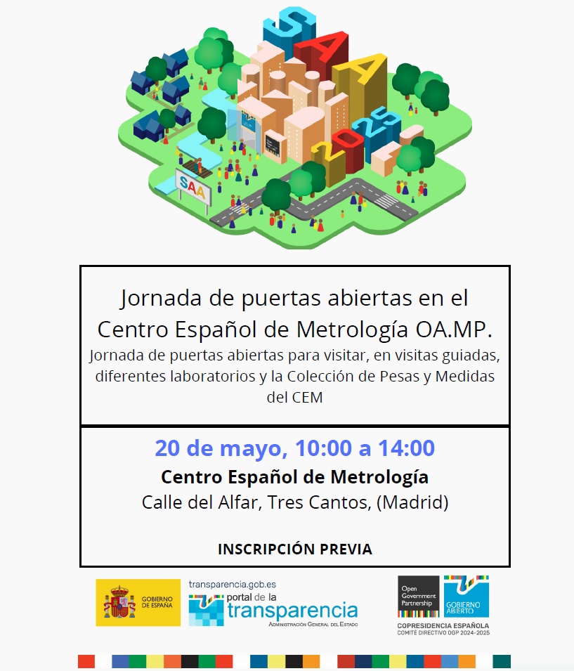 Ministerio de Industria y Turismo (@minturgob) on Twitter photo ¿Os habéis quedado con ganas de conocer más sobre el <a href="/CEMgob/">Centro Español de Metrología</a>? Este 20 de mayo tenéis la oportunidad de realizar una visita guiada gracias a la Semana de la Administración Abierta.
☝️Apúntate aquí run.gob.es/lmsbfac7
📹Mientras tanto, os dejamos los vídeos publicados👇 ¿Os habéis quedado con ganas de conocer más sobre el <a href="/CEMgob/">Centro Español de Metrología</a>? Este 20 de mayo tenéis la oportunidad de realizar una visita guiada gracias a la Semana de la Administración Abierta.
☝️Apúntate aquí run.gob.es/lmsbfac7
📹Mientras tanto, os dejamos los vídeos publicados👇
