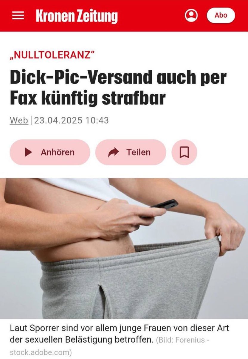 derJamesJackson's tweet photo. Austria is banning dick-pics being sent by fax. I need to know the story behind this https://t.co/OQaXz0xwBa