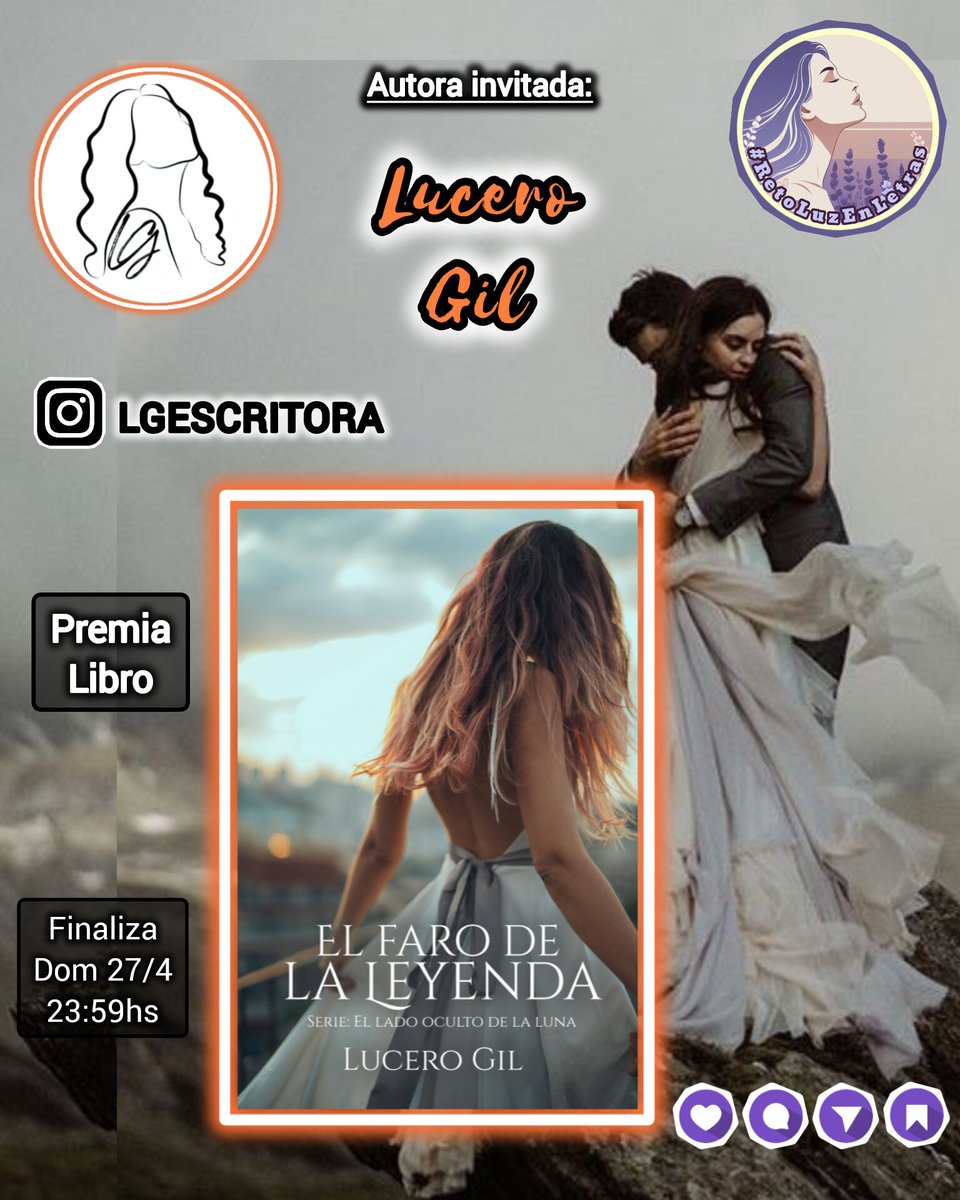 ✨#RetoLuzEnLetras 132* <a href="/Luztintalavanda/">📚 Luz | Creadora de Contenido</a> 🖊️Autora invitada: Lucero Gil instagram.com/lgescritora?ig…

Bases:
🖼️Usa Tal cual imagen de reto
✍🏼Relato-Prosa-Poesía
➡️Literal *EL FARO DE LA LEYENDA*
💡Cuida: Lenguaje-Ortografía

🏅Lucero premia 📙 libro
⌛Finaliza: Dom 27 Abril • 23:59h🇪🇸