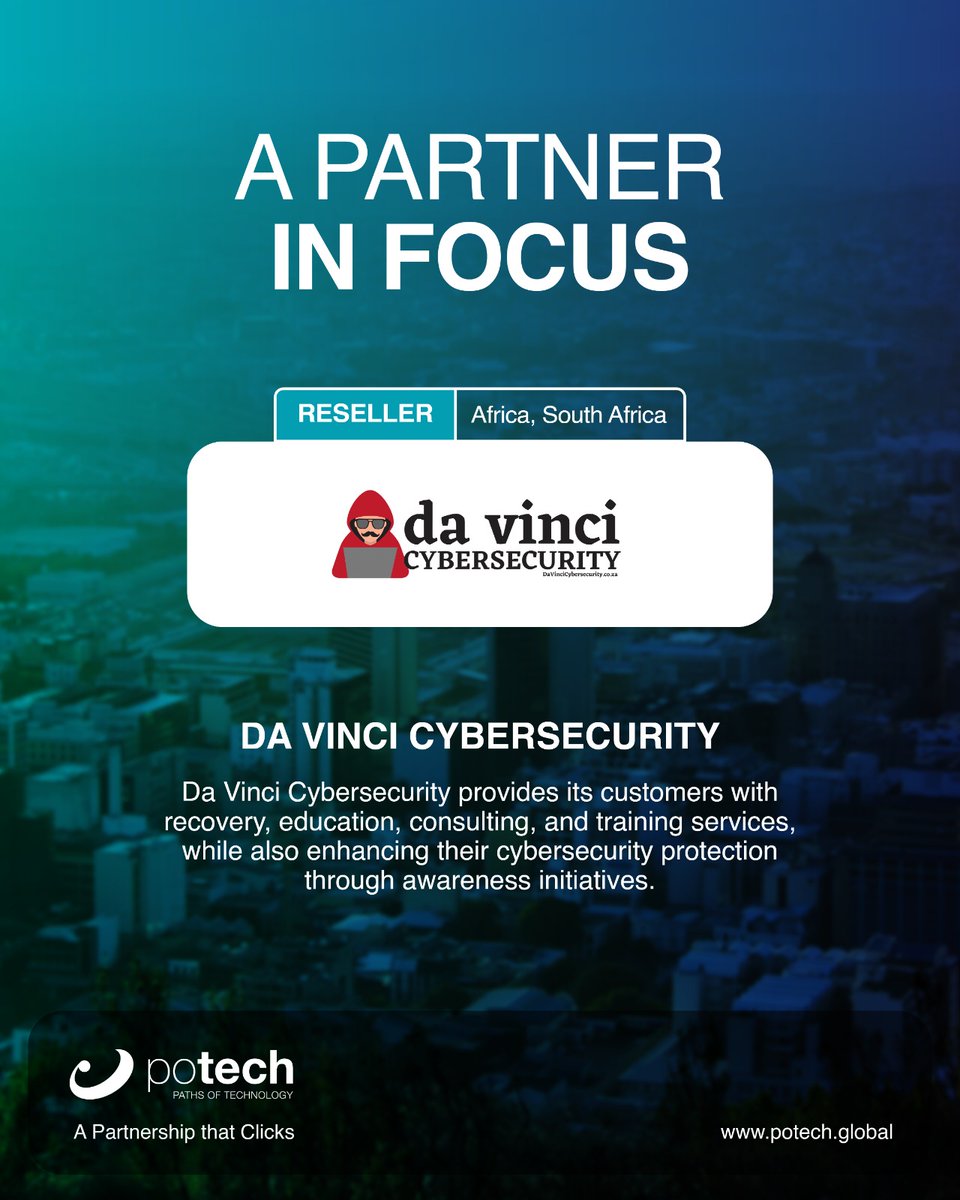 Partner in Focus: Da Vinci Cybersecurity

We're excited to highlight <a href="/davinciforensic/">Da Vinci CyberSecurity</a> , a key Potech reseller operating across Africa. With a strong track record in cybersecurity services and OSINT investigations, Da Vinci plays a vital role in protecting businesses across the