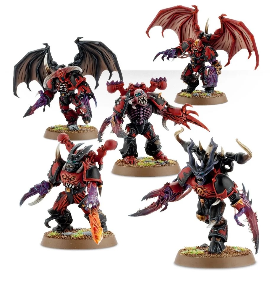 LandRiderPod's tweet image. L&apos;évolution des Possédés Space Marines du Chaos au fil des éditions ! Quelle incarnation est votre préférée ? On en parle dans notre dernier épisode format Reforge ! ⚒️