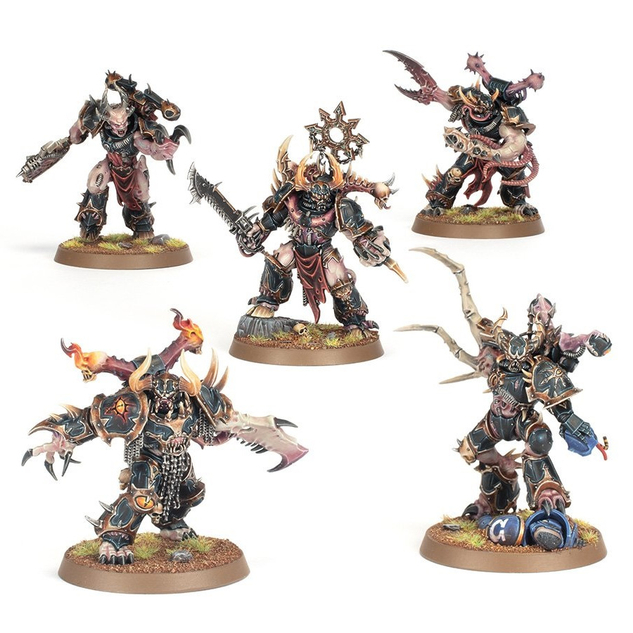 LandRiderPod's tweet image. L&apos;évolution des Possédés Space Marines du Chaos au fil des éditions ! Quelle incarnation est votre préférée ? On en parle dans notre dernier épisode format Reforge ! ⚒️