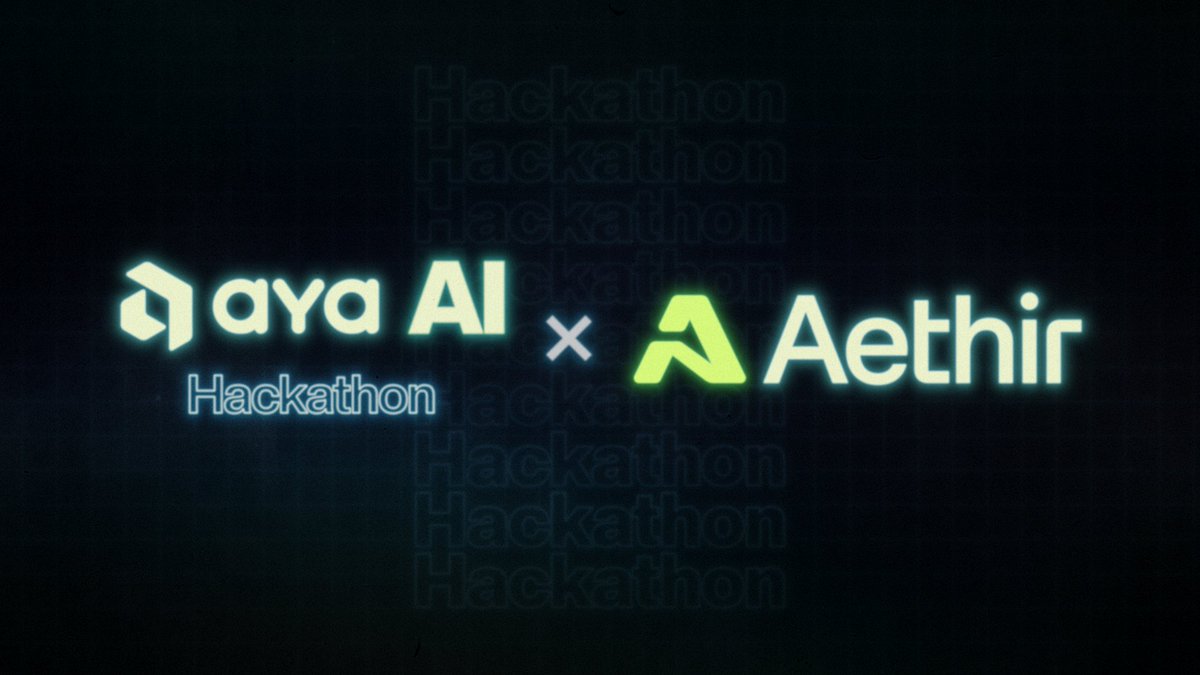 Thrilled to team up with the best DePIN compute provider, <a href="/AethirCloud/">Aethir</a>, to provide compute support for the Aya AI Hackathon Series participants! ⚡️

🚀 The top two projects will each receive $10,000 in ATH compute grants!

First stop: Dubai. Secure your spot &amp; explore the