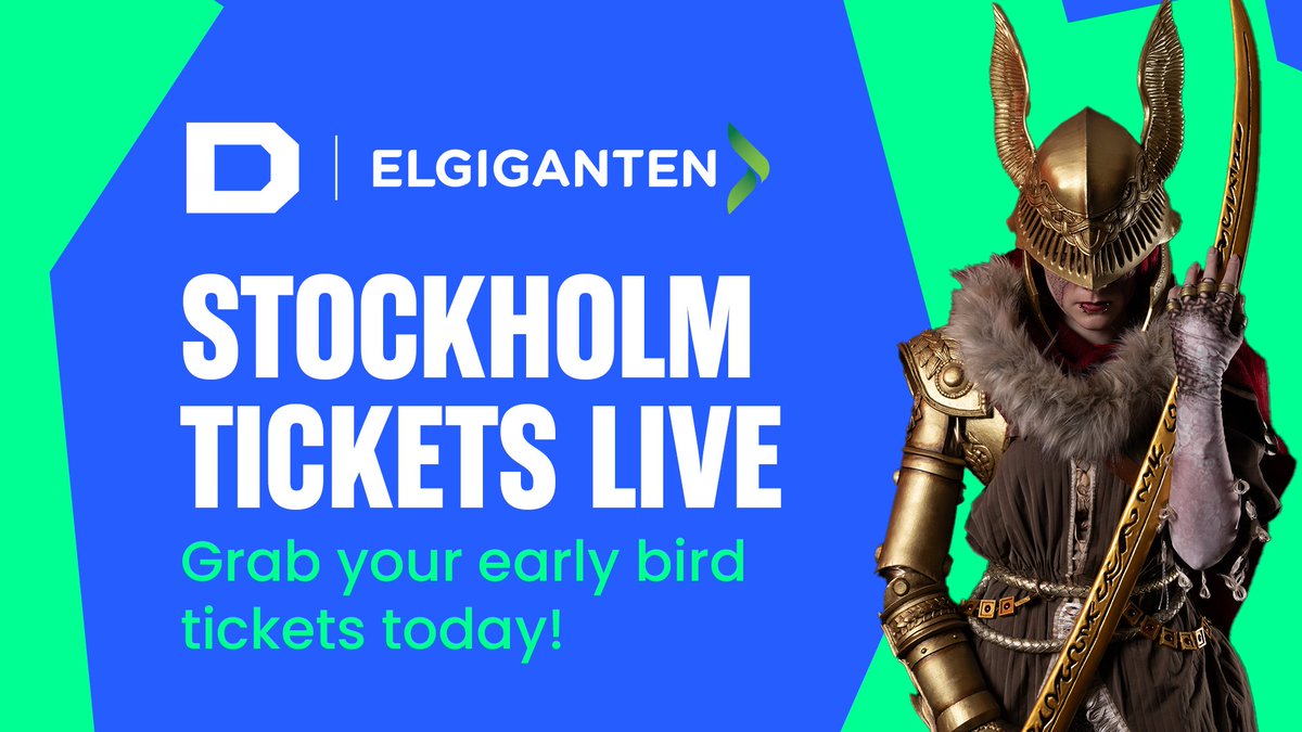 Early bird tickets for #DHStockholm are now available 👀

👉dreamhack.com/stockholm/tick…