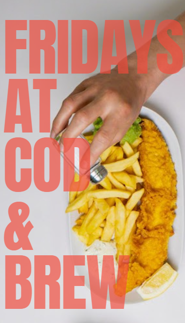 CodandBrew's tweet photo. Friday = Fish &amp; Chip! Don't forget to swing by COD &amp; BREW for the crunchiest and tastiest bite in London!🐟🍟🍋🍻🔥
📍 156 Stoke Newington, Church Street N16 OJU
🍽️🧂Eat in or Takeaway or Order Online
📞 For Collection orders call 020 7916 2467
#FrydayFeast #welovestokey #chippy https://t.co/BGpkI1OR3M