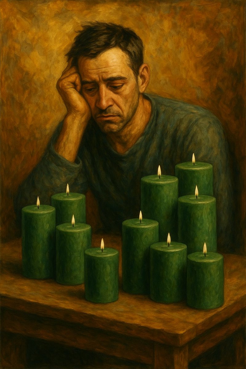 Me with all my Green Candles because the genie misunderstood my wish $GENIE